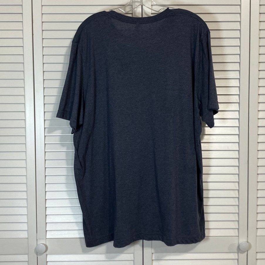 Canvas Blue Let’s Put the Crazy Away! Jersey Graphic T-shirt 2XL Size XXL / US 16-18 / IT 52-54 - 2 Thumbnail