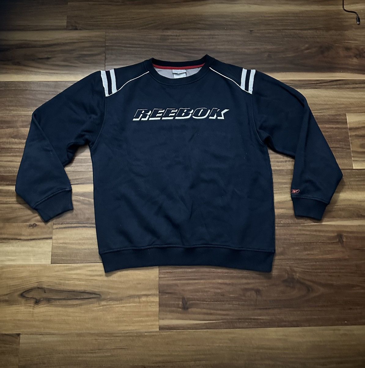 Reebok Very rare navy blue Reebok sweatshirt Size US M / EU 48-50 / 2 - 1 Thumbnail