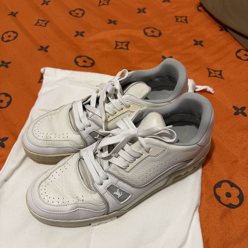 Louis Vuitton White Trainer Fashion Sneakers 0079
