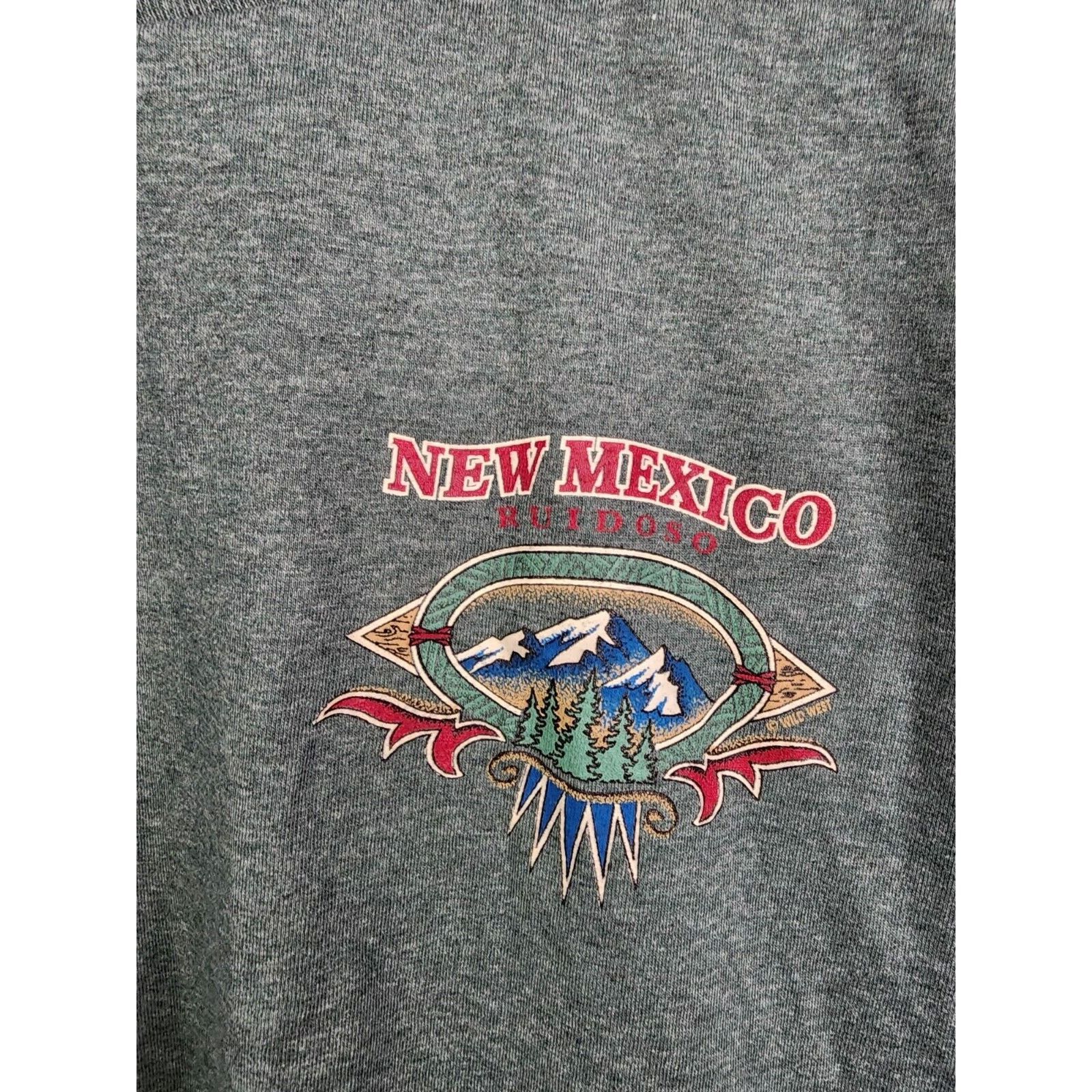 Jerzees Vintage New Mexico Shirt Bonito Campground Green Tee VTG 90s Size US M / EU 48-50 / 2 - 3 Thumbnail