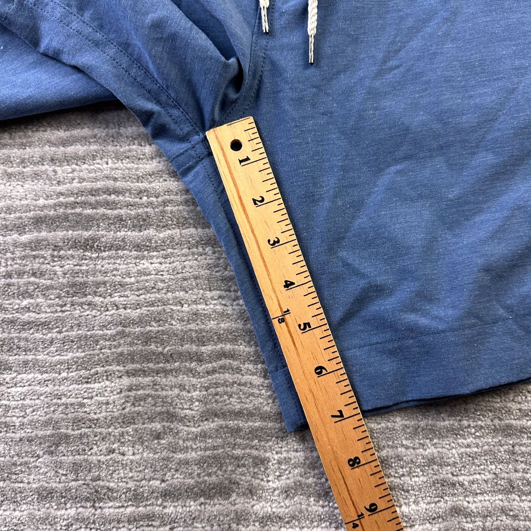 Faherty Faherty Shorts Mens 38 Blue Chino All Day Performance Drawstring 7" Size US 38 / EU 54 - 8 Thumbnail
