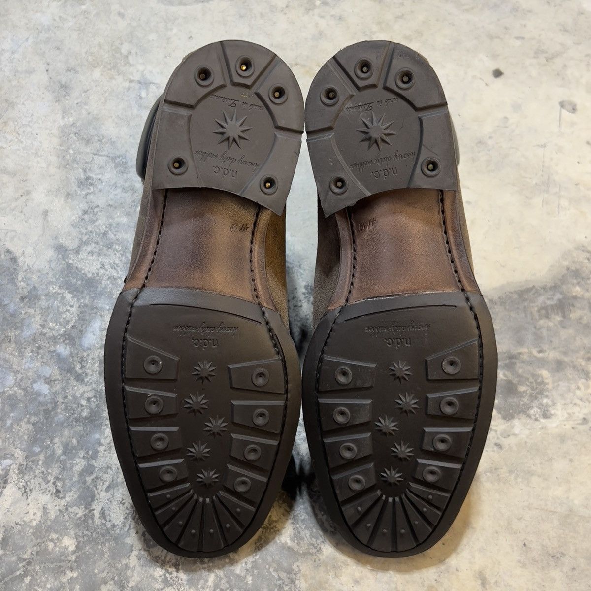 n.d.c. made by hand forester r hammer castoro leather handmade welted boots Size US 8.5 / EU 41-42 - 4 Thumbnail
