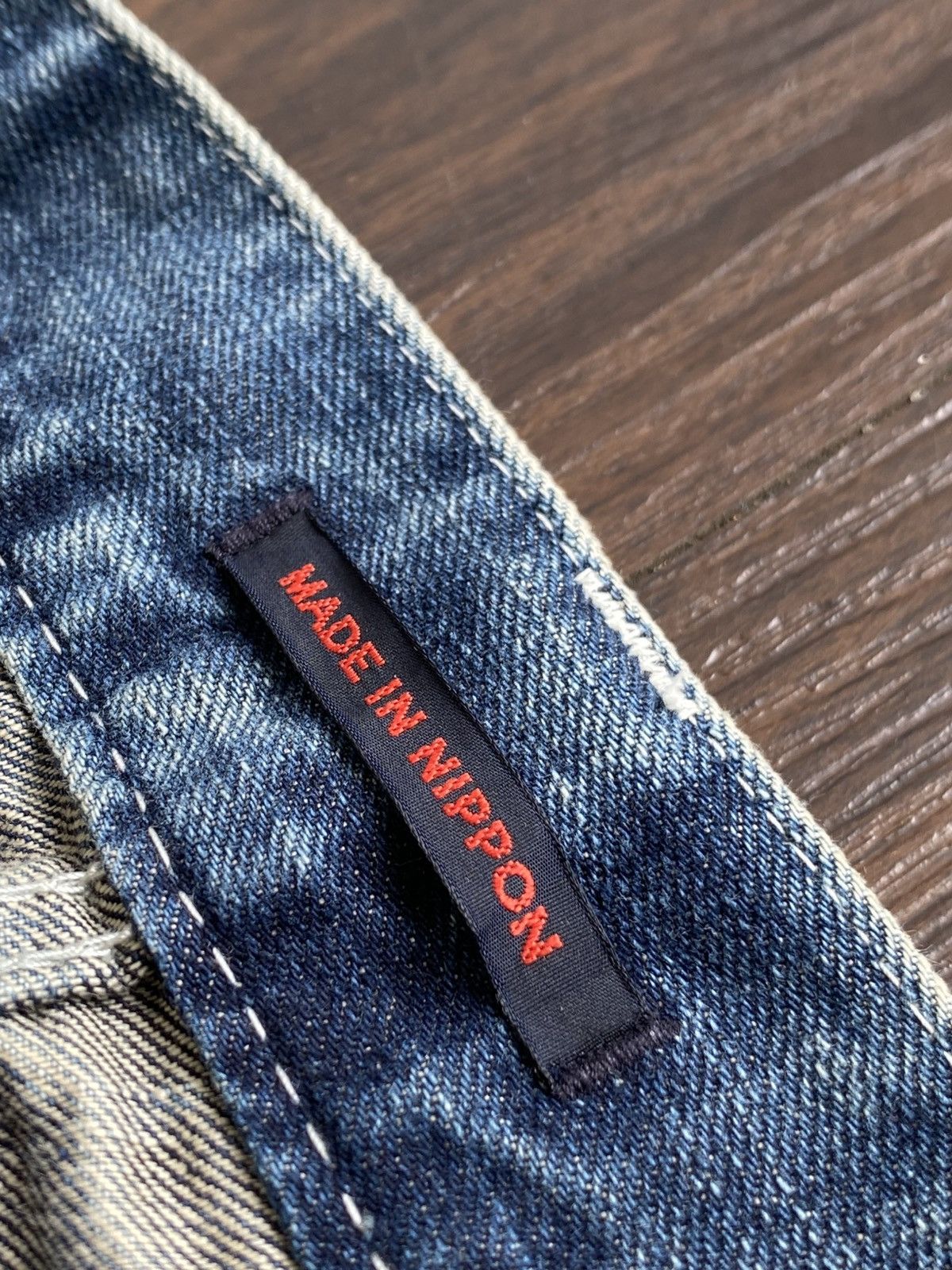 Tornado Mart WHISKER WAXED STUDDED BLUEWAY JEANS MAKER MADE IN NIPPON Size US 34 / EU 50 - 7 Thumbnail