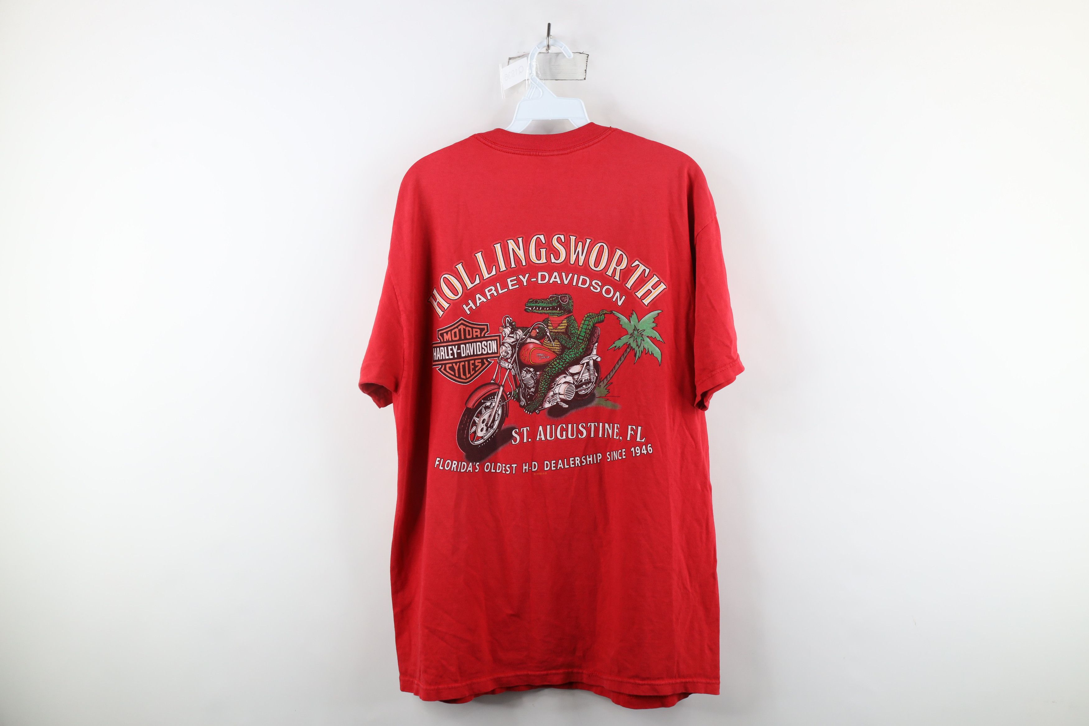 Harley Davidson × Vintage Vintage Y2K 2005 Harley Davidson Alligator T-Shirt US Size US L / EU 52-54 / 3 - 10 Thumbnail