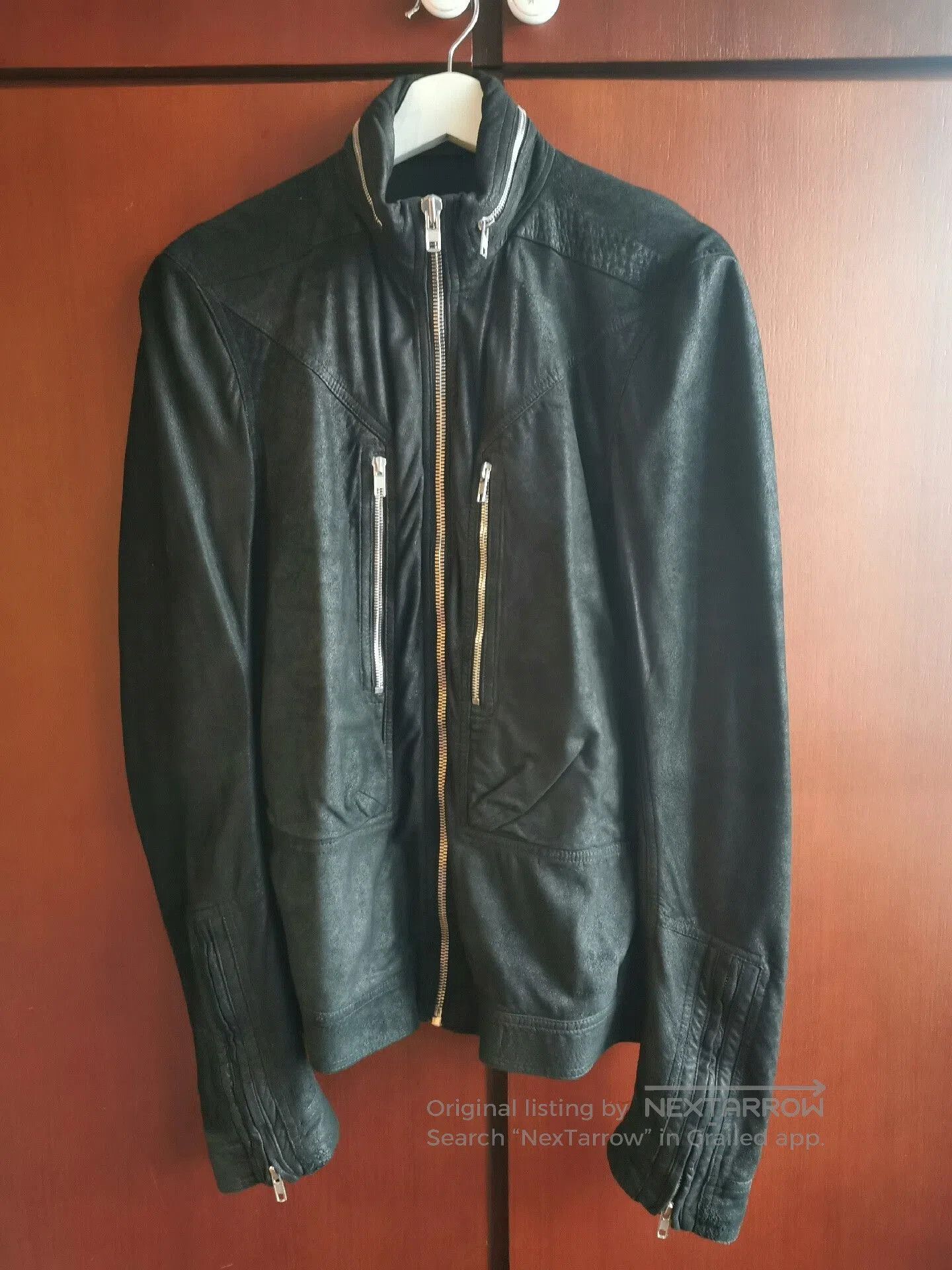 Rick Owens Rick Owens Black Leather Jacket Size 50. Size US M / EU 48-50 / 2 - 1 Thumbnail