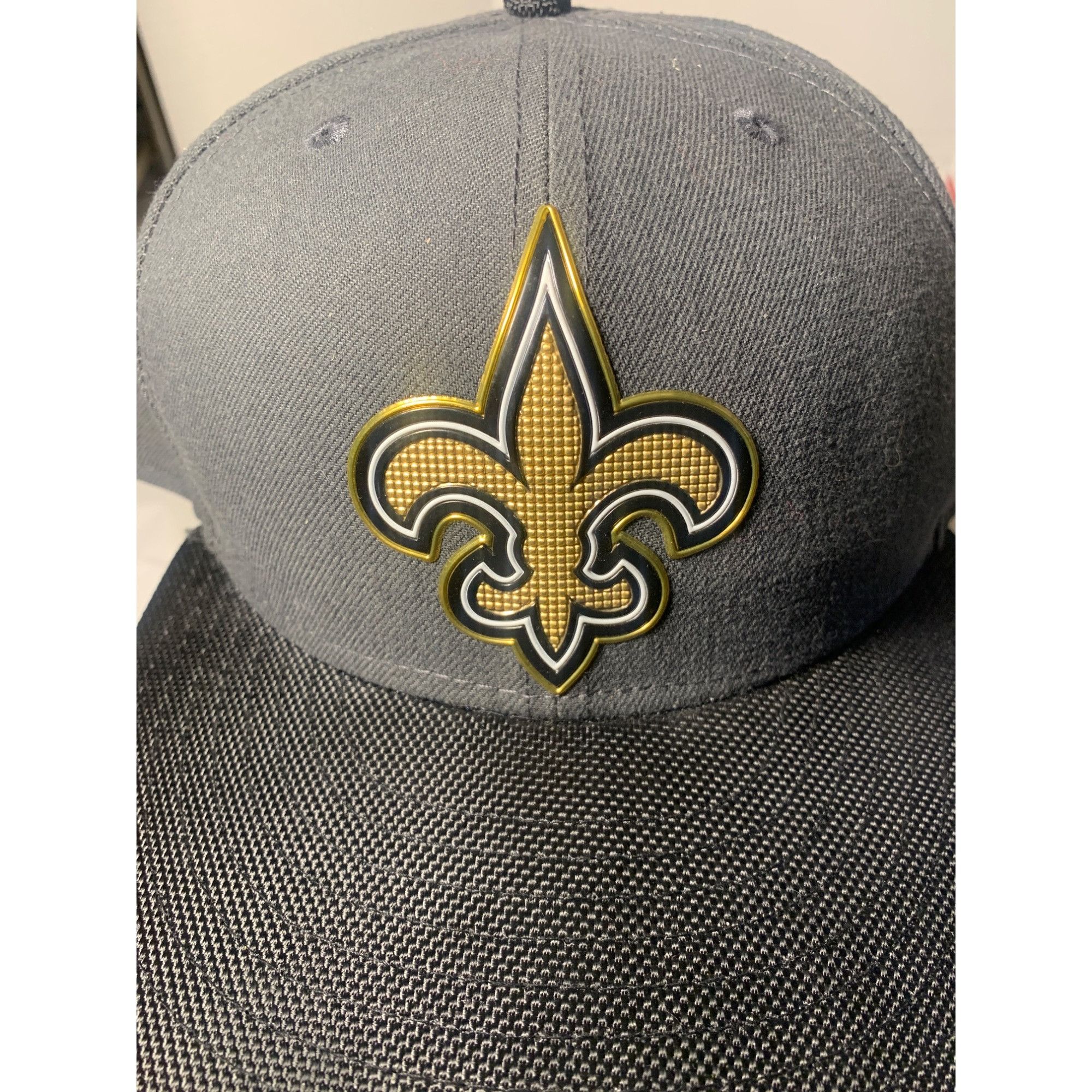 New Era New Orleans Saints NFL New Era 59Fifty Fitted Hat Size 7 5/ Size ONE SIZE - 6 Thumbnail