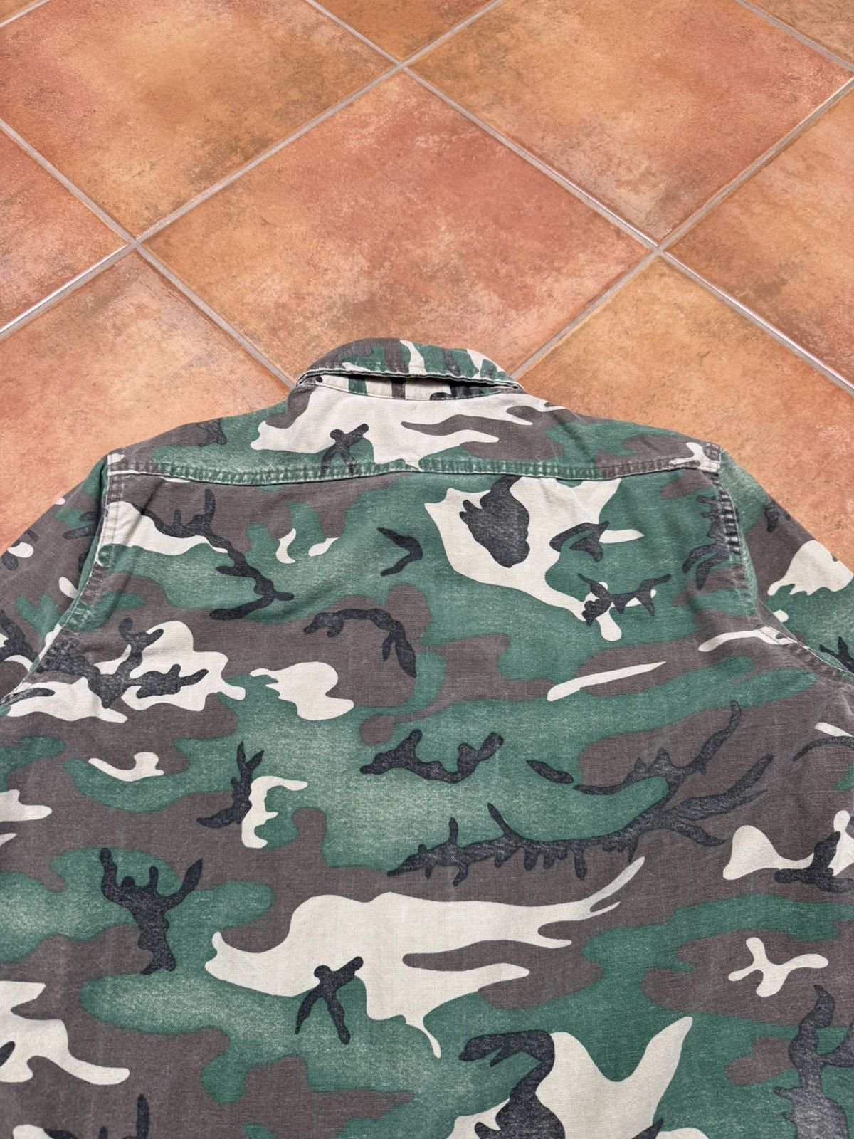 Cabelas Vintage Faded Camo Button Up Size US M / EU 48-50 / 2 - 13 Thumbnail