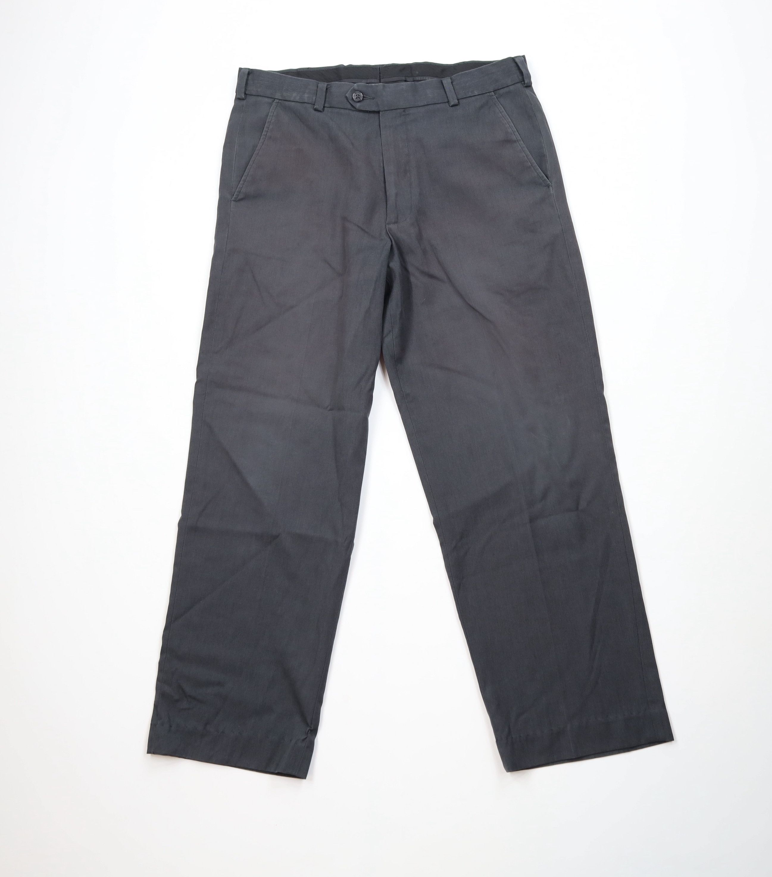 Vintage Y2K Streetwear Wide Leg Chino Pants Trousers Dark Gray Size US 34 / EU 50 - 1 Thumbnail