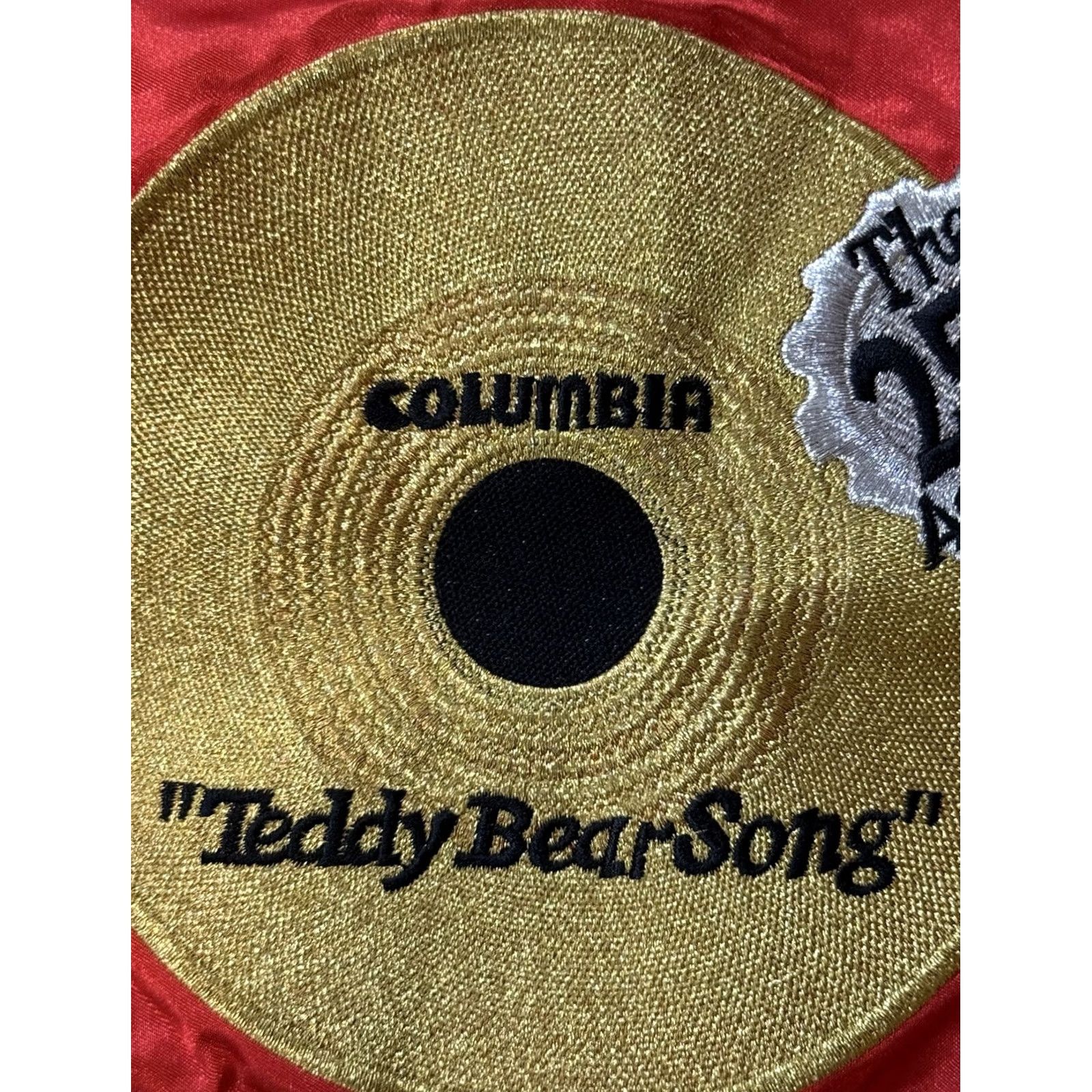 Vintage VINTAGE Barbara Fairchild Teddy Bear Song Bomber Jacket M Red Unisex Adults 90s 70s 80s Country Logo Zipper Full Zip Limited Edition All Seasons Size US M / EU 48-50 / 2 - 5 Thumbnail