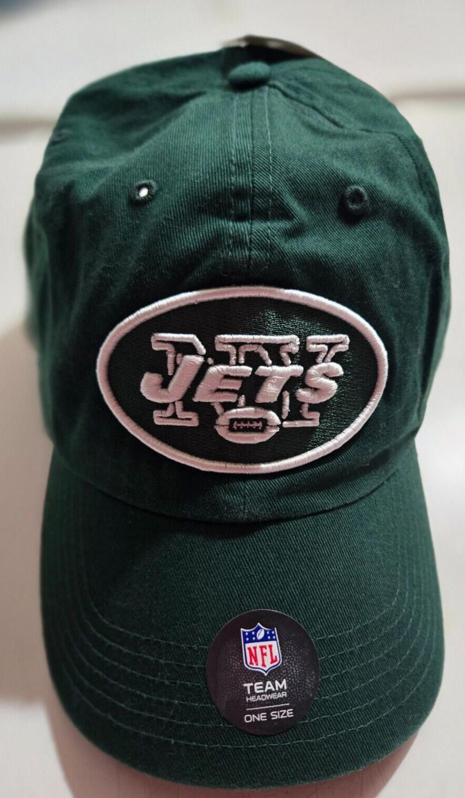 NFL NFL Team Headwear Baseball Cap Adjustable New York Jets NWT Size ONE SIZE - 1 Thumbnail