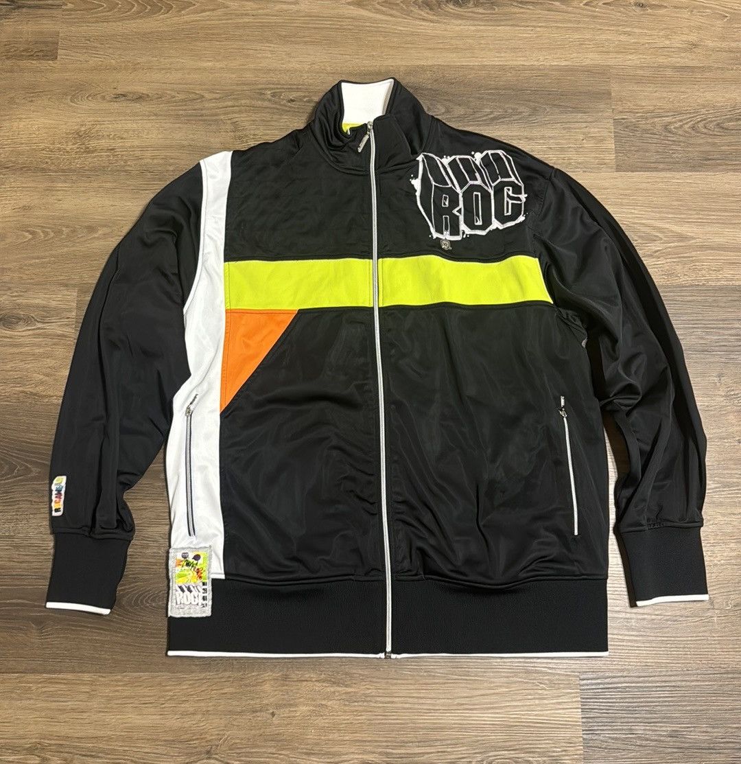 Rocawear Roca Wear Mens Zippered Jacket Black Vintage Retro Roc Size US XXL / EU 58 / 5 - 1 Thumbnail