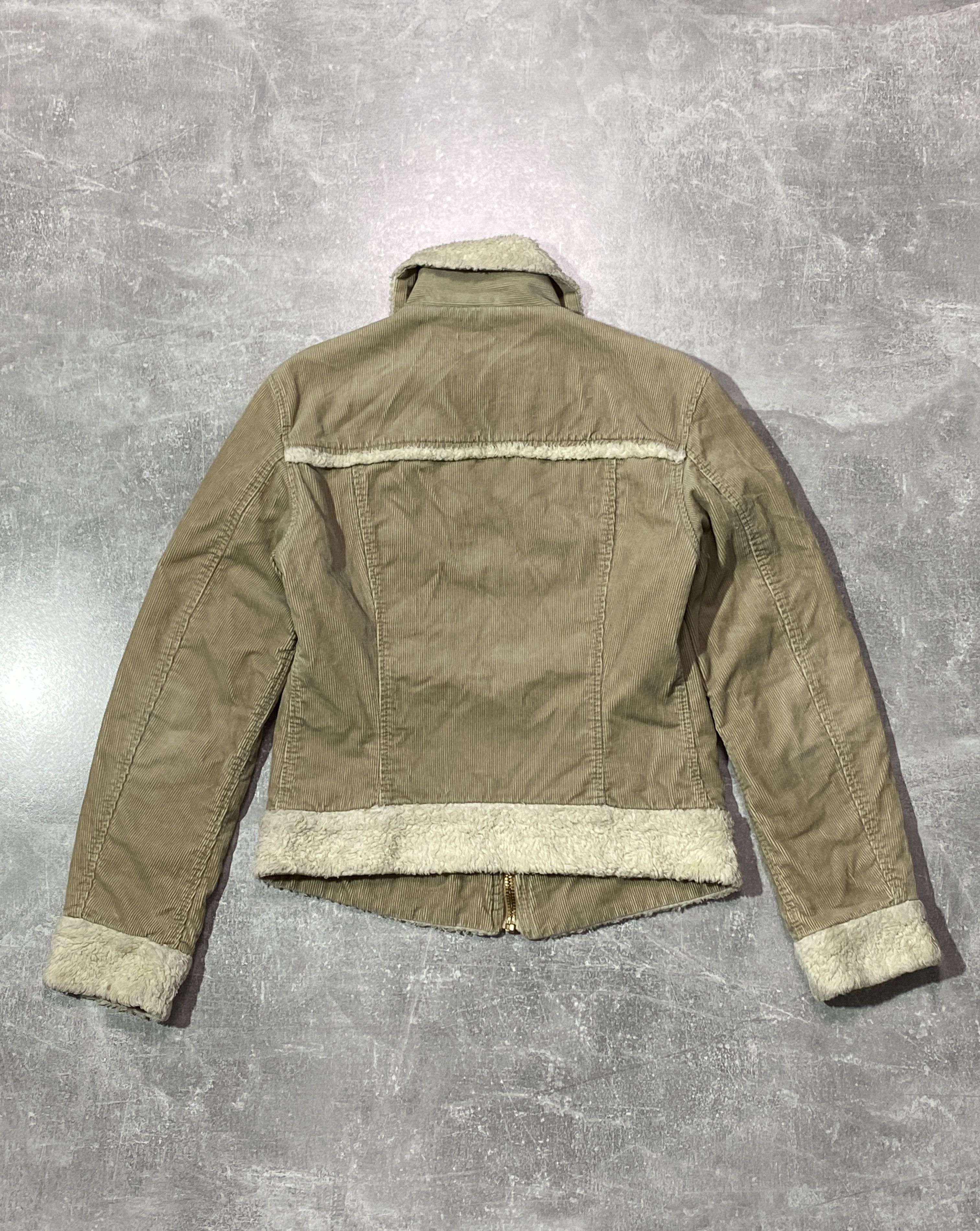 Levi's Vintage 00s Levis Corduroy Sherpa Fur Faux Jacket Size S / US 4 / IT 40 - 5 Thumbnail