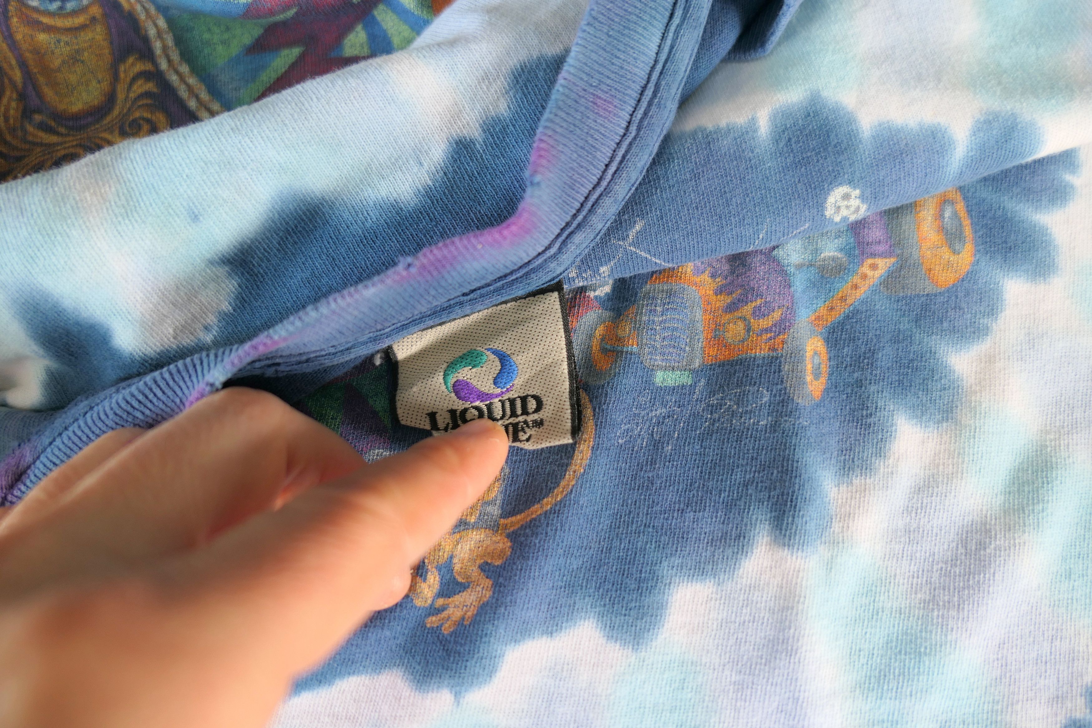 Vintage 90's Vintage GRATEFUL DEAD Tie Dye T Shirt Large Size US L / EU 52-54 / 3 - 4 Thumbnail
