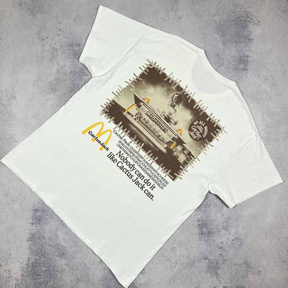 Travis Scott Cactus Jack by Travis Scott McDonalds tee Size US L / EU 52-54 / 3 - 1 Thumbnail