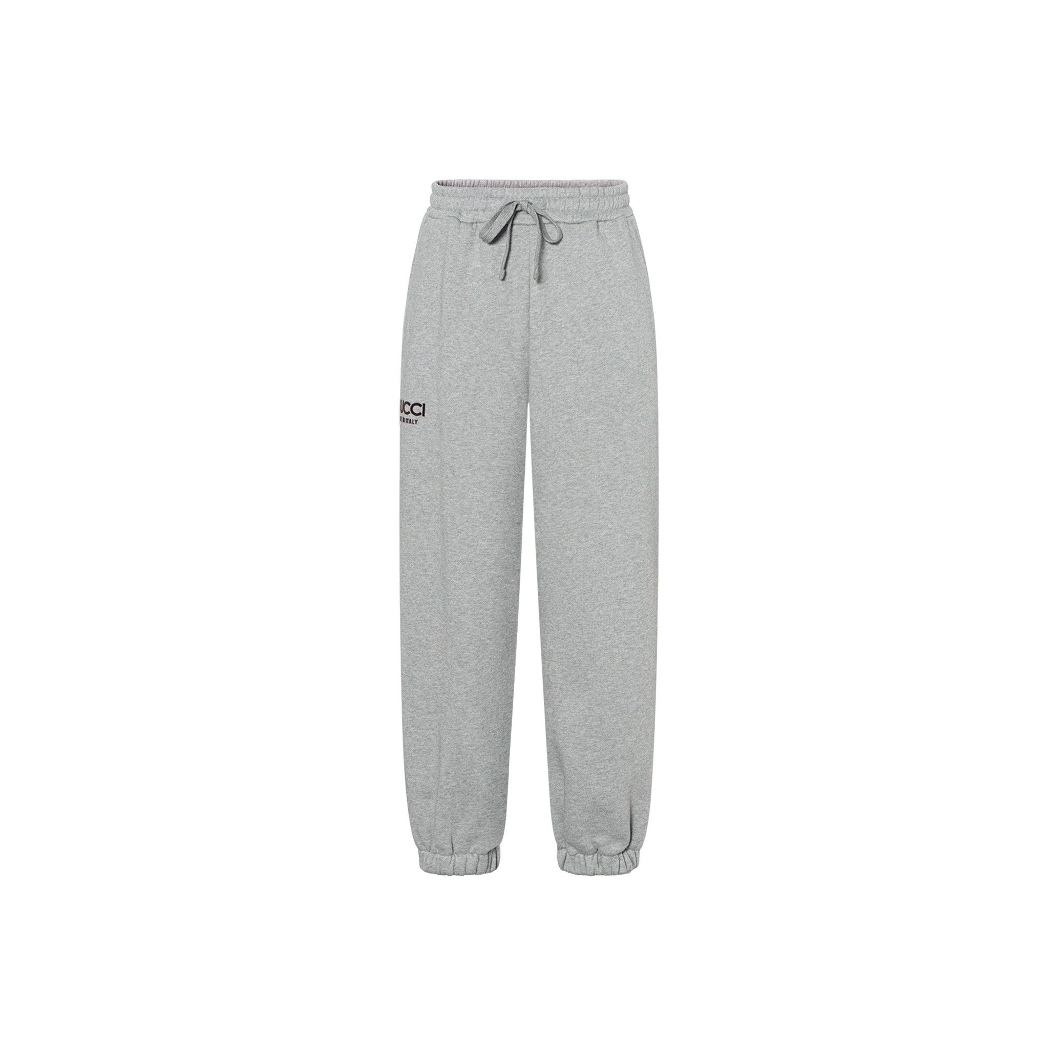 Gucci Gucci Logo Print Sweatpants Gray M Size US 32 / EU 48 - 1 Thumbnail