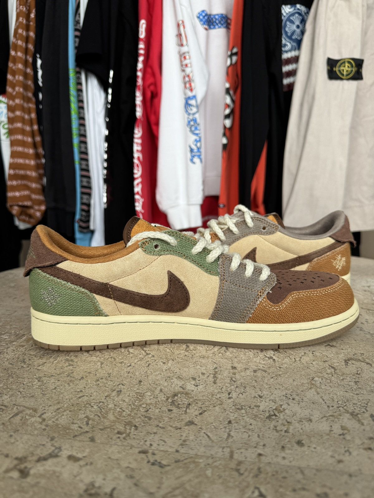 Jordan Brand Jordan 1 Retro Low OG Zion Williamson Voodoo Size US 10.5 / EU 43-44 - 4 Thumbnail