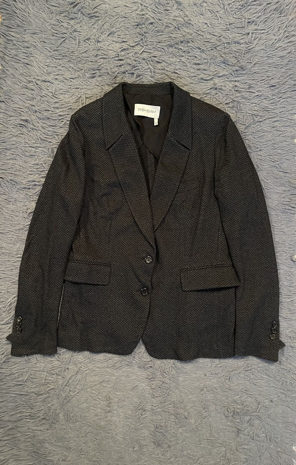 Yves Saint Laurent Yves Saint Laurent YSL cashmere blazer jacket Size 40R - 1 Thumbnail