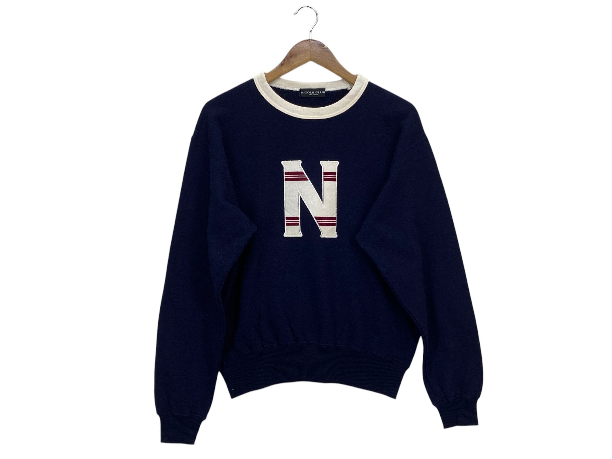 Nicole Club Nicole Sweatshirt Embroided Spellout Pullover Size US S / EU 44-46 / 1 - 1 Thumbnail