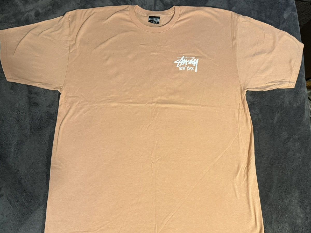 Stussy Stussy New York Chapter Graphic T-Shirt Peach XXL Size US XXL / EU 58 / 5 - 1 Thumbnail