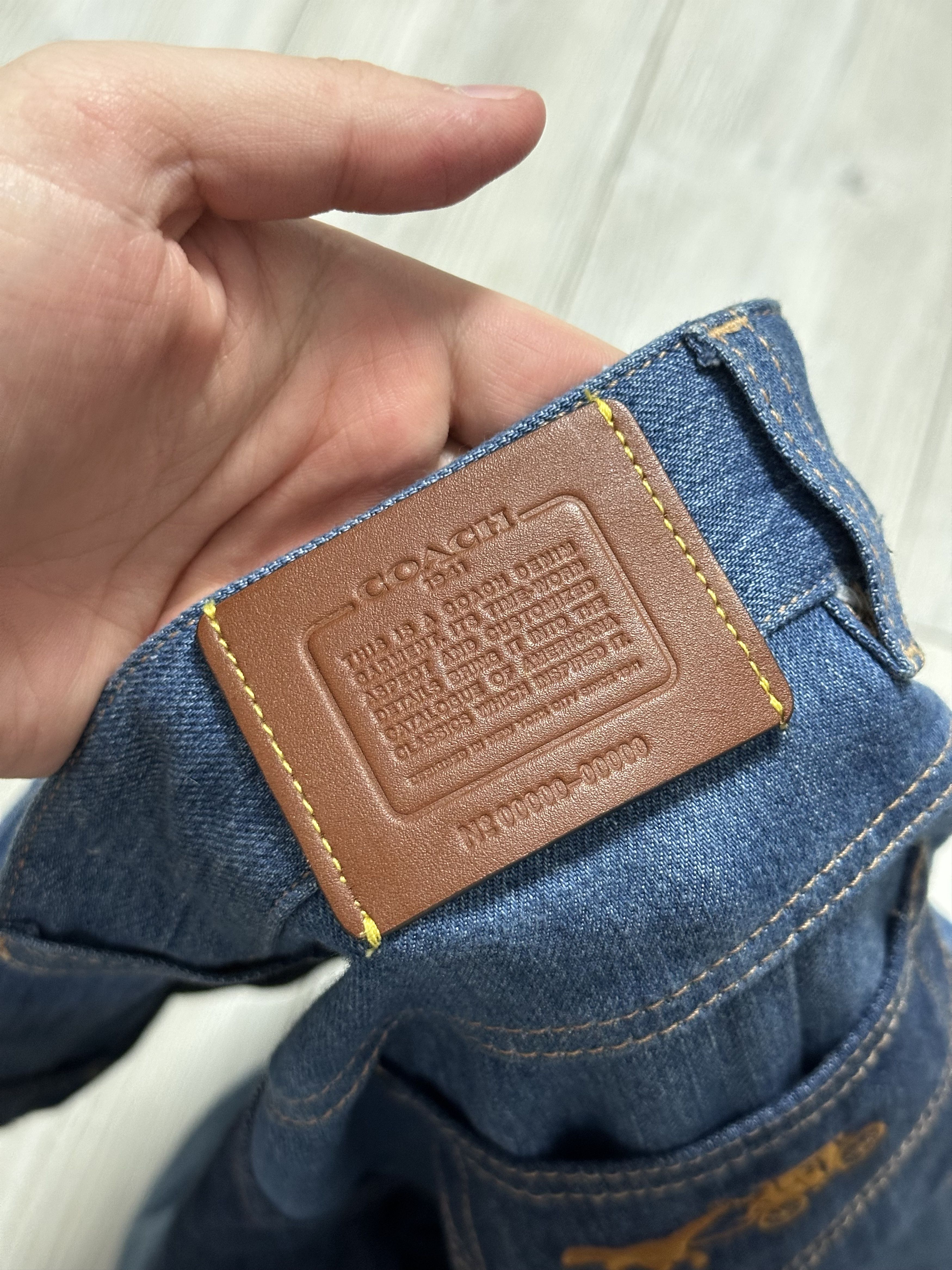 Coach Coach Vintage Denim Patchwork High Waist Jeans Size 4 Size 27" / US 4 / IT 40 - 7 Thumbnail