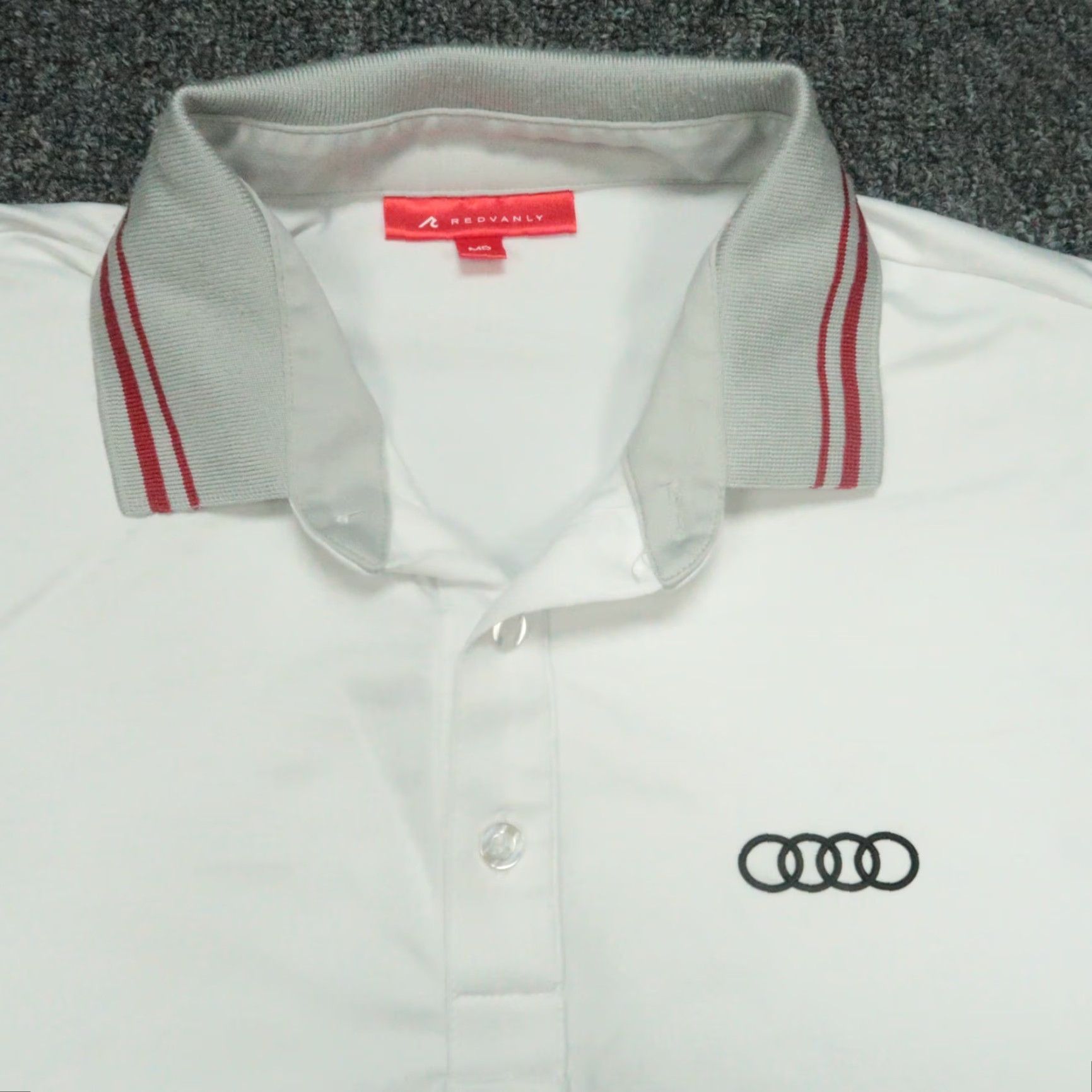 Vintage Redvanly Shirt Mens Medium White Performance Polo Short Sleeve Golf Tennis Size US M / EU 48-50 / 2 - 2 Thumbnail
