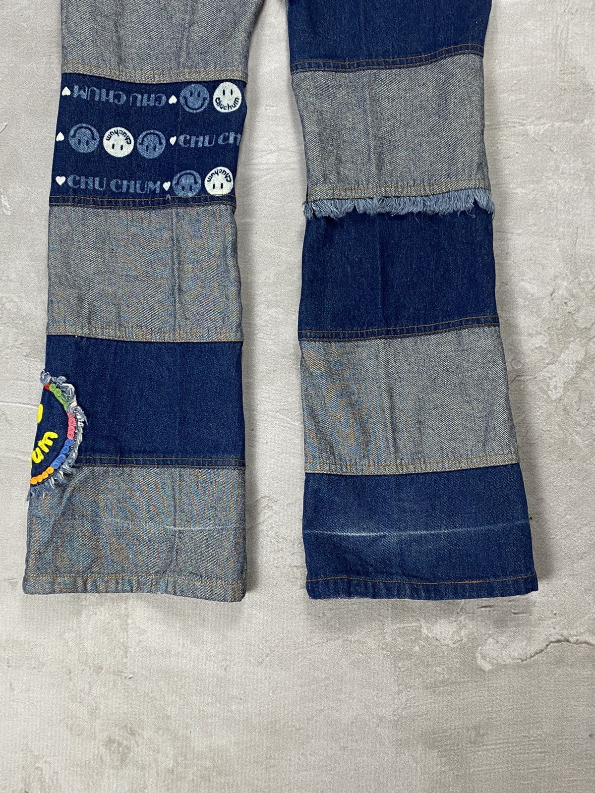 20471120 × Beauty Beast × Hysteric Glamour Chu Chum Patchwork Hagi Pants Inspired Hysteric Glamour Size 27" / US 4 / IT 40 - 6 Thumbnail