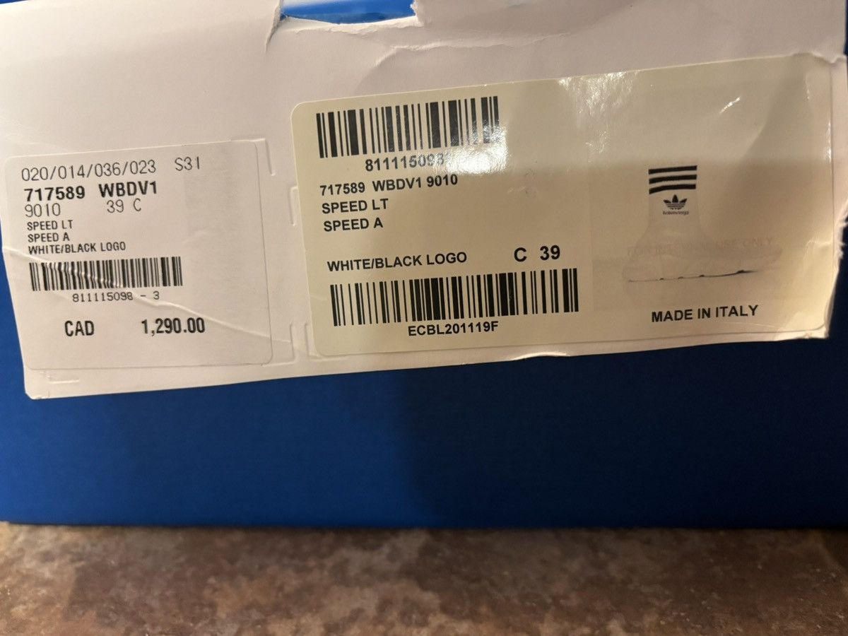 Adidas × Balenciaga Balenciaga x Adidas Speed LT High-top Sneakers Size US 7 / EU 40 - 6 Thumbnail