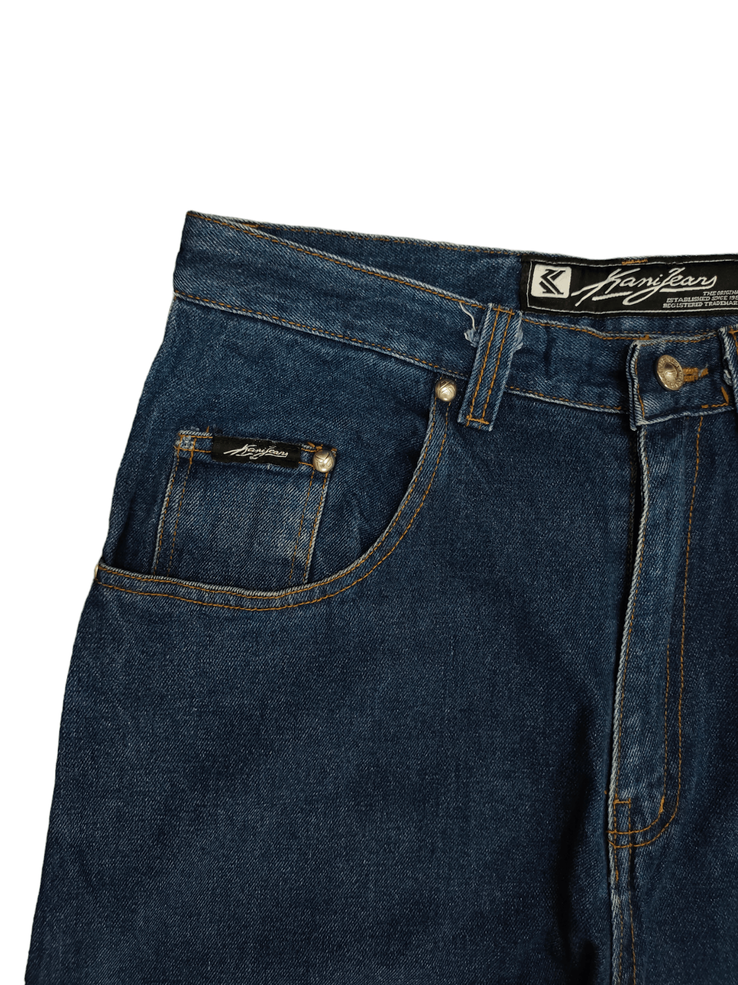 Baggy Jeans Karl Kani Denim Wide Hip Hop Y2k Streetwear