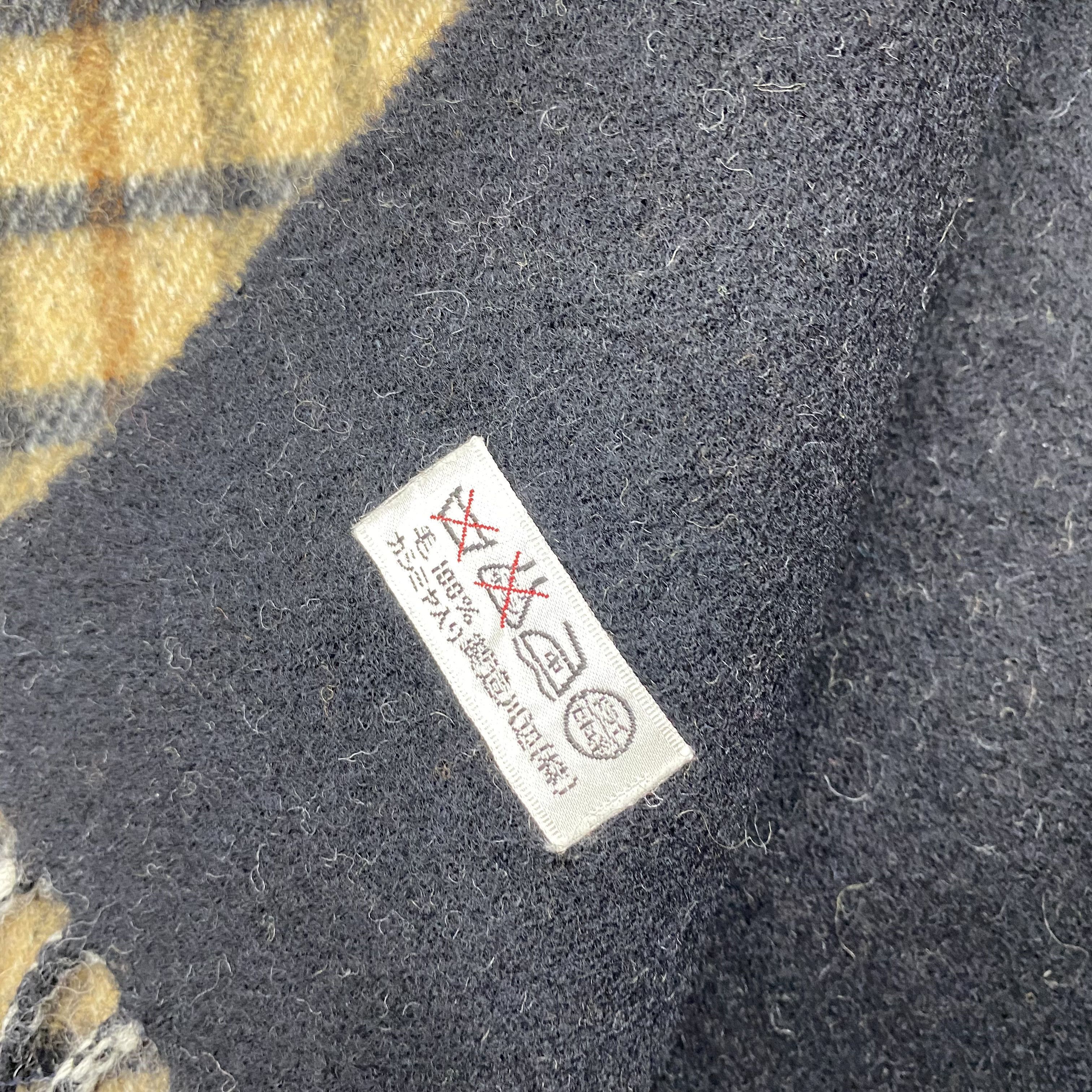 DAKS Vintage Daks London Scarf Muffler Wool Cashmere Scarves Size ONE SIZE - 5 Thumbnail