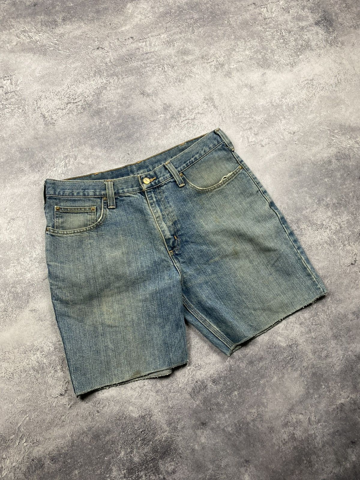 Carhartt Vintage Carhartt Denim Shorts Workwear Y2K Rare Faded 90s Size US 34 / EU 50 - 3 Thumbnail