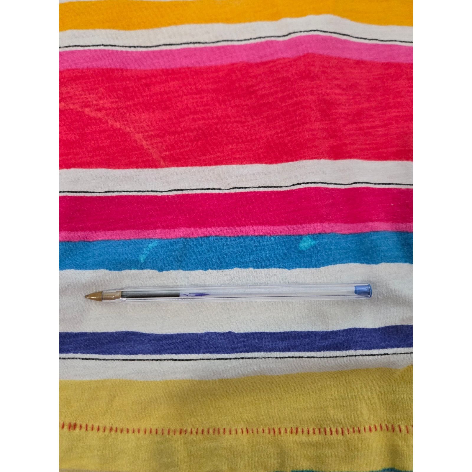 Other Westbound Multicolor Stripe 3/4 Sleeve Top XL Lightweight Size XL / US 12-14 / IT 48-50 - 5 Thumbnail