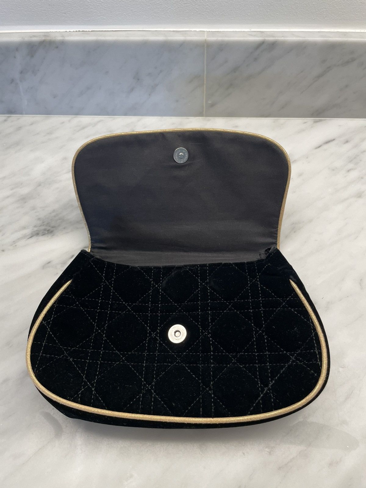 Dior Black Dior parfums cosmetic bag pouch beauty Size ONE SIZE - 3 Thumbnail