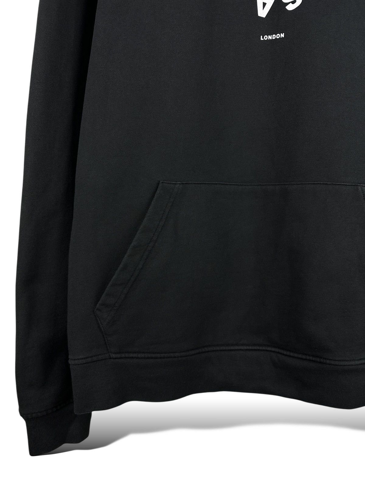 Allsaints AllSaints Tierra Oth Oversized Mens Hoodie Black Circle Logo Size US XS / EU 42 / 0 - 13 Thumbnail
