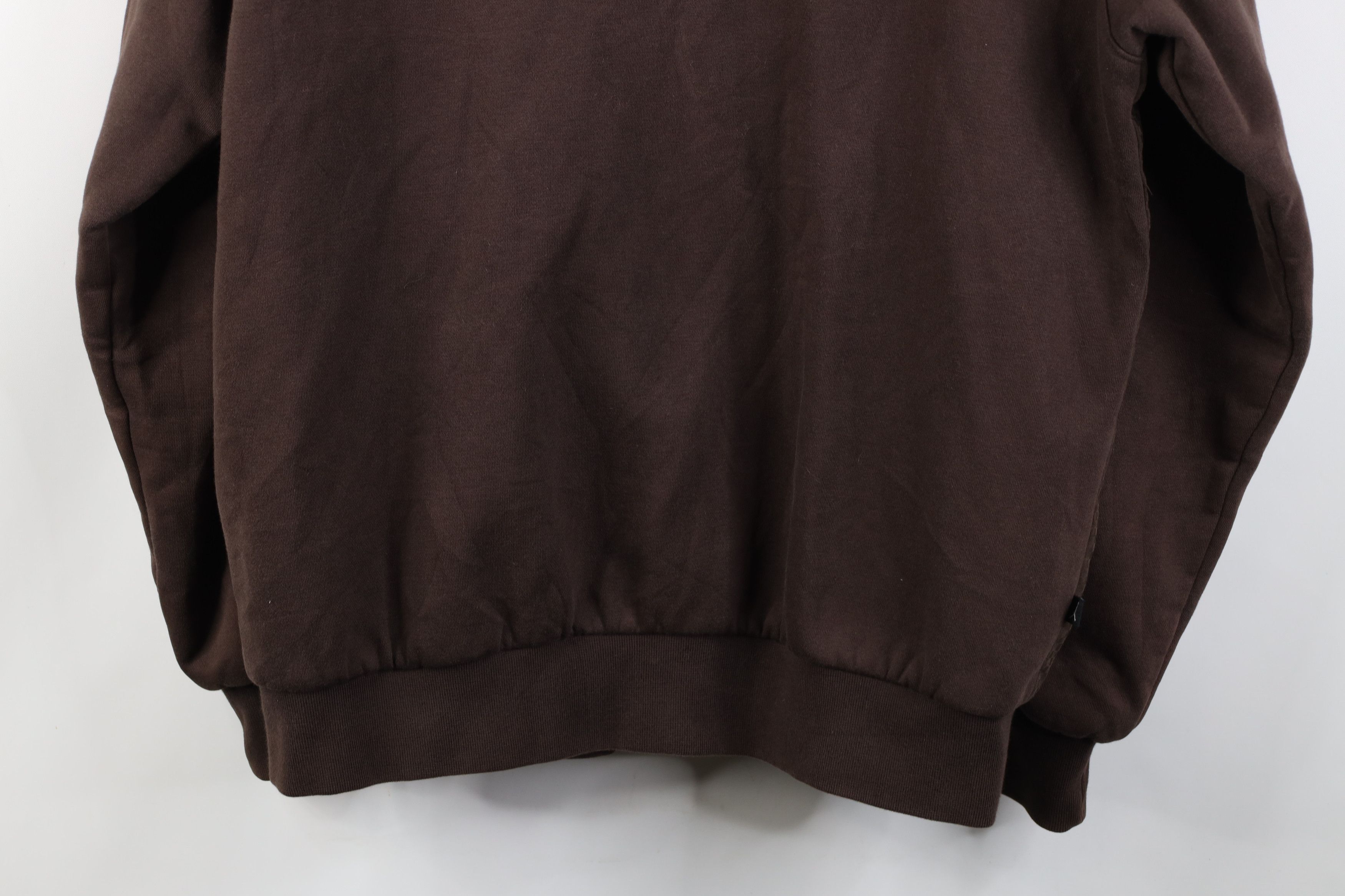 Nike Vintage Nike Air Jordan Heavyweight Bomber Jacket Brown Size US XL / EU 56 / 4 - 18 Thumbnail