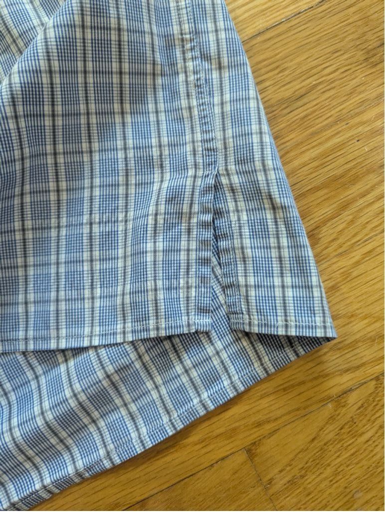 Ermenegildo Zegna Ermenegildo Zegna Button Down Shirt Size Medium Blue Plaid Size US M / EU 48-50 / 2 - 9 Thumbnail