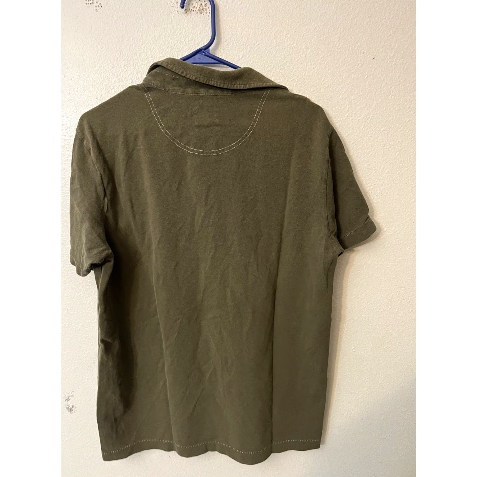 Old Navy Old Navy Polo Shirt Men L Brown Cotton Vintage Solid W/ Pocket Polo Shirt Size US L / EU 52-54 / 3 - 3 Thumbnail