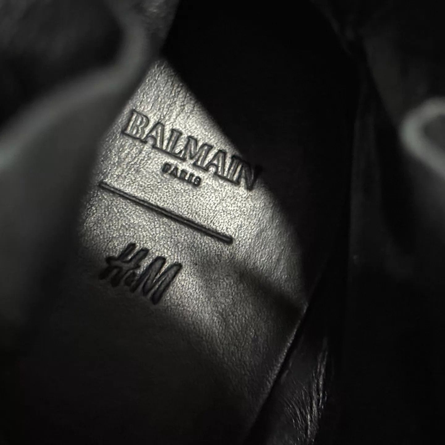 Balmain Balmain x H&M Limited Black Patent Leather Boots Size US 12 / EU 45 - 8 Thumbnail