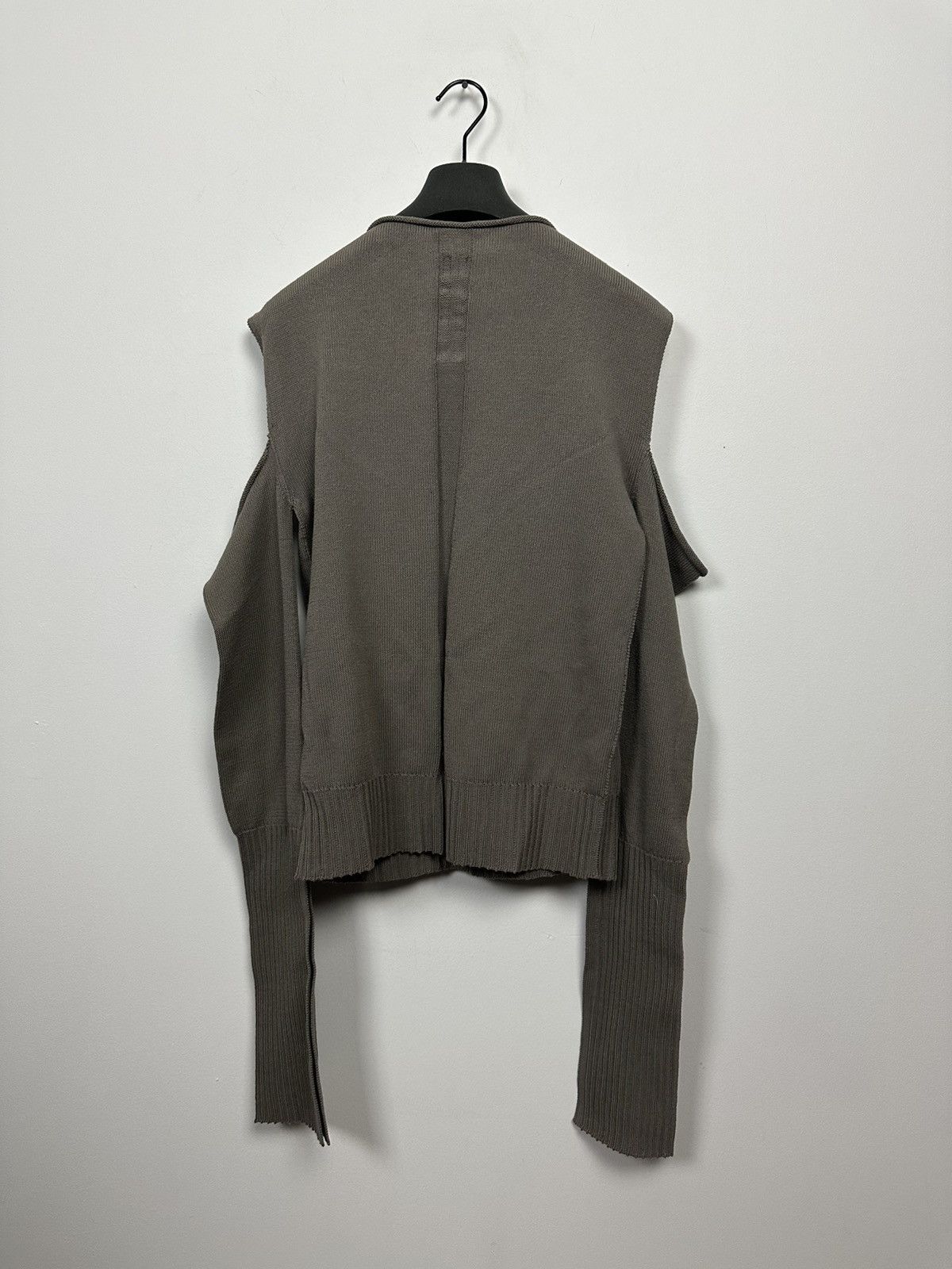 Rick Owens SS22 ‘FOGACHINE’ Shoulder Cutout Sweater Size US S / EU 44-46 / 1 - 5 Thumbnail