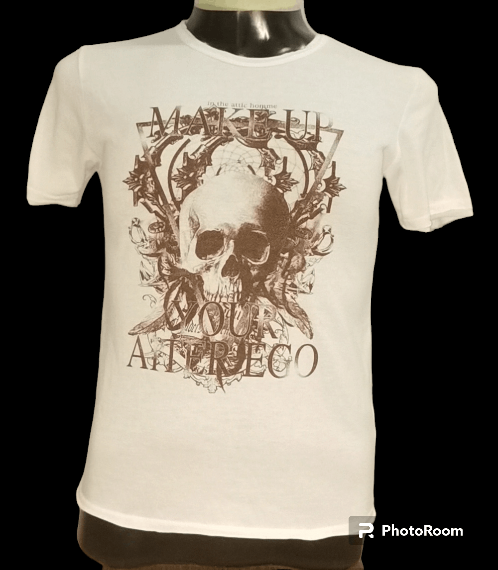 In The Attic IN THE ATTIC HOMME ALTEREGO SKULL SHIRT Size US M / EU 48-50 / 2 - 1 Thumbnail