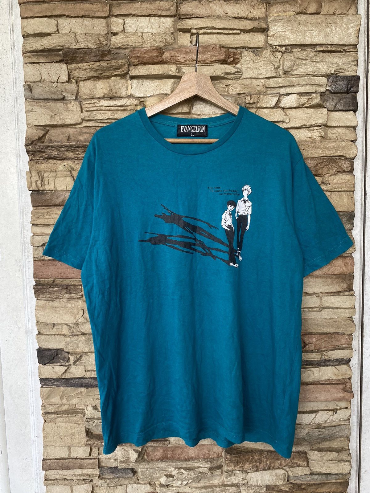 Vintage Rare Vintage Evangelion Anime Tees Size US XL / EU 56 / 4 - 1 Thumbnail