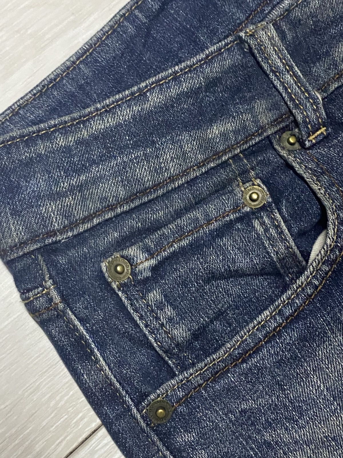 VILLAND Vintage Villanf Mud Wash Slim Fit Jeans Size US 33 - 10 Thumbnail