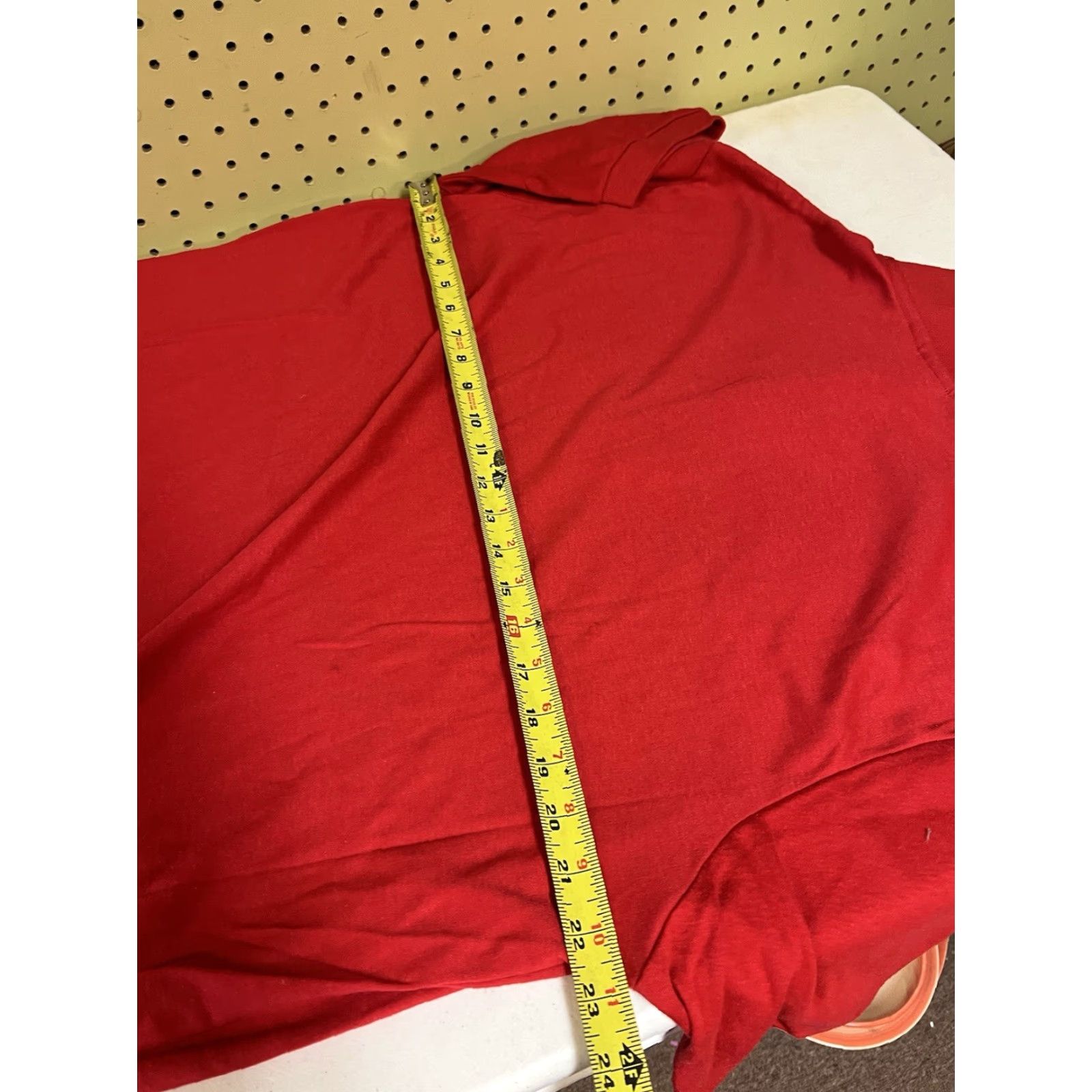 Vintage VINTAGE Whang 2XL Red Cotton Blend Polo Shirt Short Sleeve Collared USA Made Men's Classic Basketball Shirt Single Stitch 90s? Size US XXL / EU 58 / 5 - 5 Thumbnail