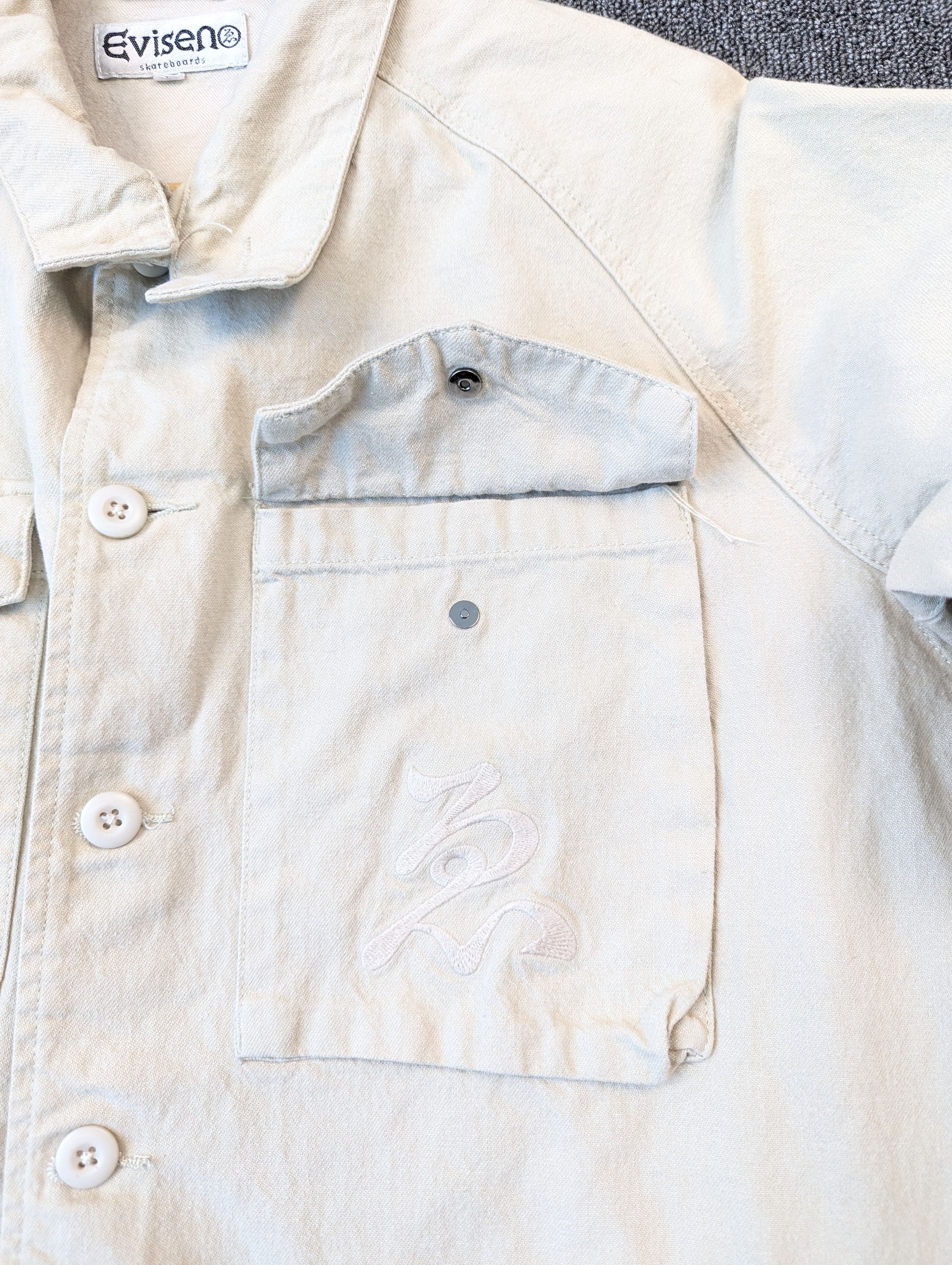 Vintage Vintage Evisen Skateboarding 4 Pocket Button Ups Jacket Size US XL / EU 56 / 4 - 12 Thumbnail