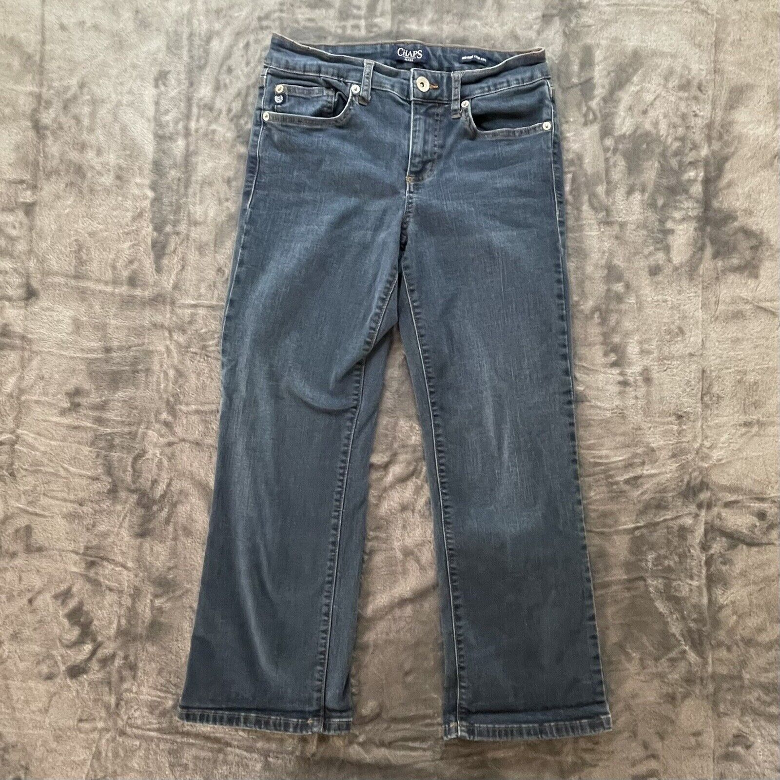 Chaps Chaps Jeans Womens 6 Mid Rise Crop Medium Wash Size 28" / US 6 / IT 42 - 1 Thumbnail
