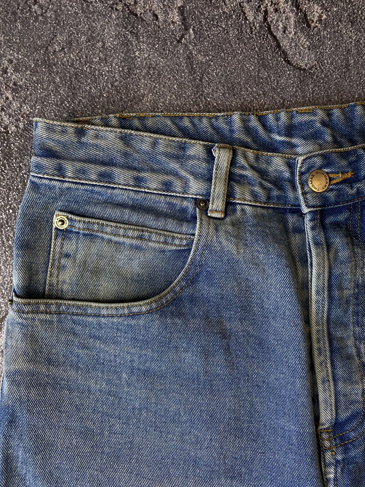 Burberry 90s Vintage Thomas Burberry denim jeans Size US 32 / EU 48 - 7 Thumbnail
