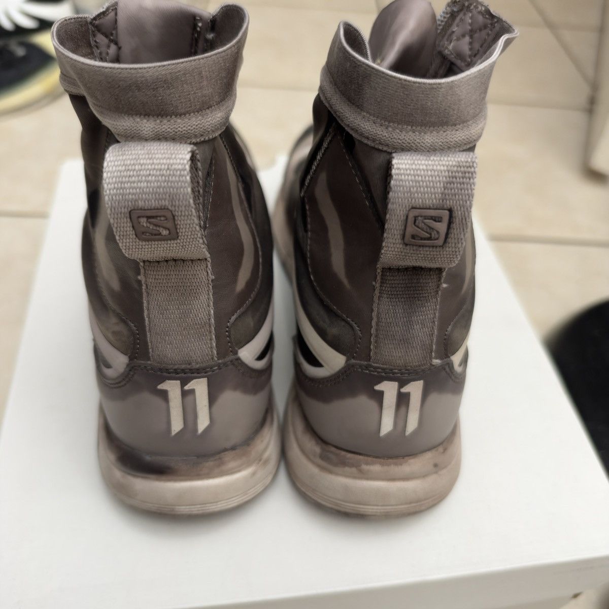 11 By Boris Bidjan Saberi × Salomon Bamba2 high top Size US 9 / EU 42 - 3 Thumbnail