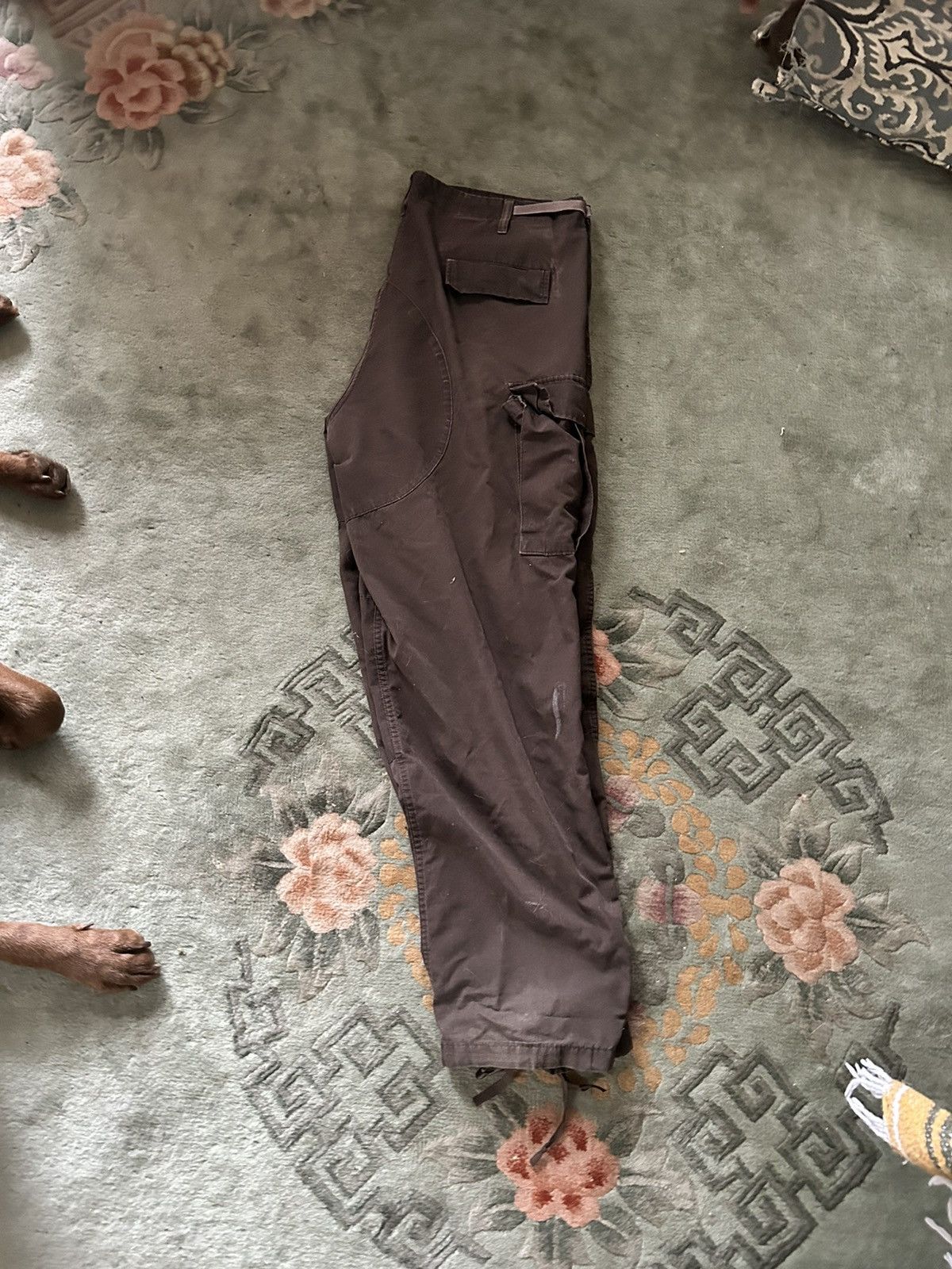Carhartt Wip × Vintage Vintage Baggy Double Knee Cargo Pants/Trousers Size US 40 / EU 56 - 3 Thumbnail