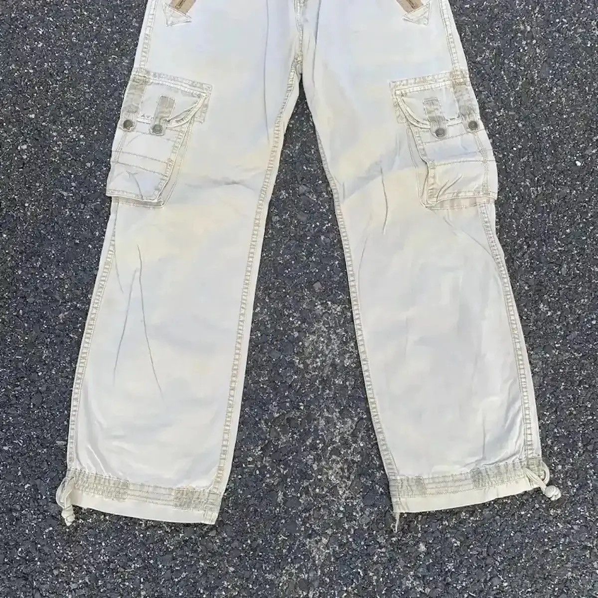 Japanese Brand TWENTYWORK JAPAN Utility Multipocket Big Pocket Cargo Pants Size US 33 - 5 Thumbnail