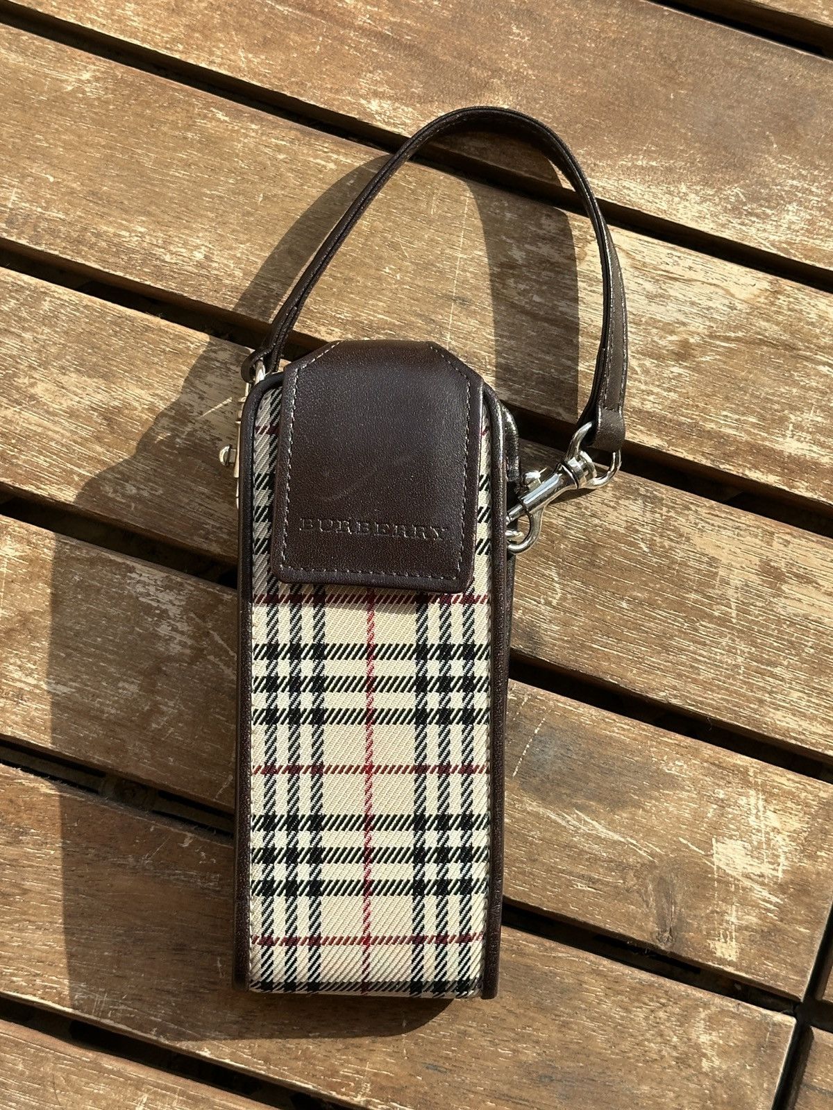 Burberry Burberry Nova Check Mini Pouch / Beige-Brown Size ONE SIZE - 1 Thumbnail