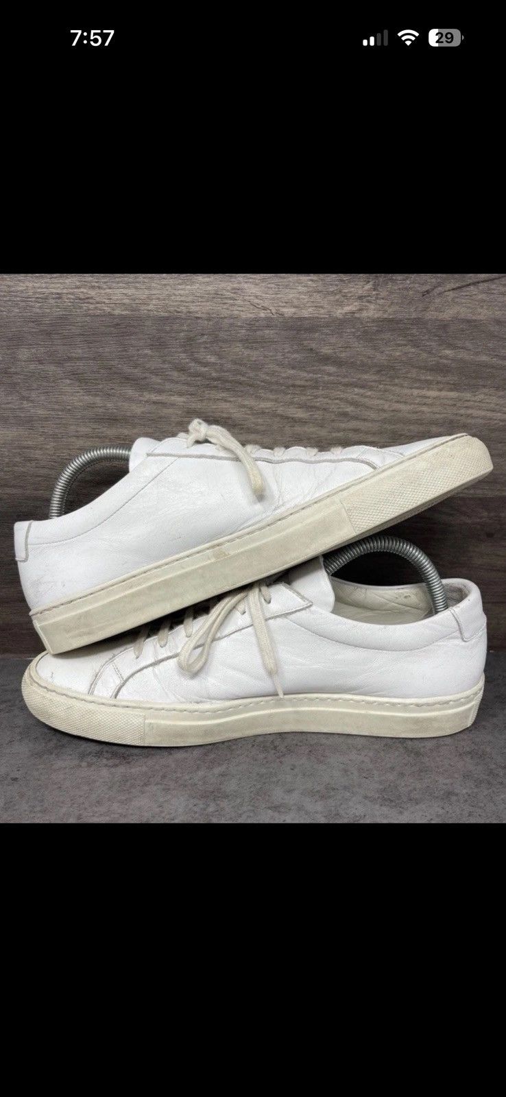Common Projects Common Projects Achilles Low EU 40 Pre- Owned Size US 7.5 / EU 40-41 - 8 Thumbnail